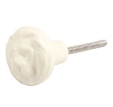 Cream Lion Metal Knobs